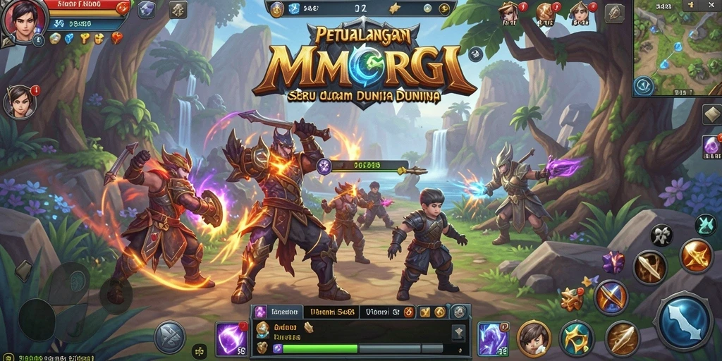 Gameplay seru dan imersif dalam dunia MMORPG 3446.