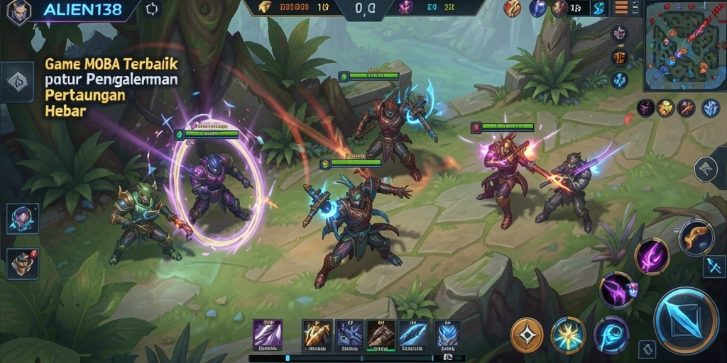 Gameplay seru ALIEN138 dalam pertarungan MOBA yang mendebarkan.