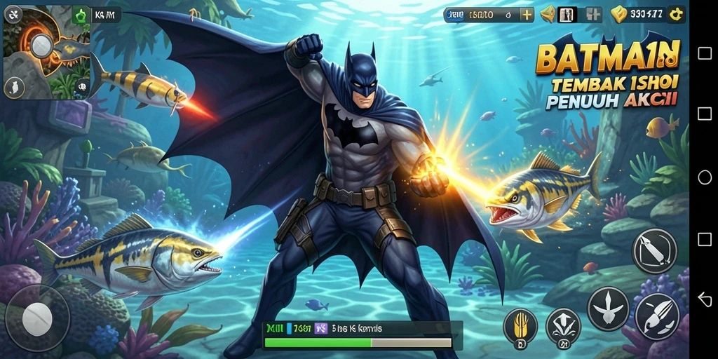 Tangkapan ikan seru dan grafis menawan di BATMAN138.