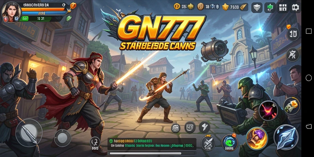 Gameplay menegangkan dalam GN777 menunjukkan serunya pertempuran strategi.