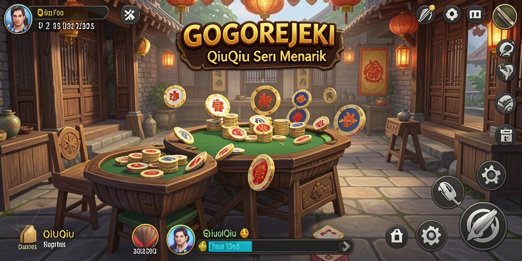 Tampilan gameplay GOGOREJEKI saat bermain QiuQiu.