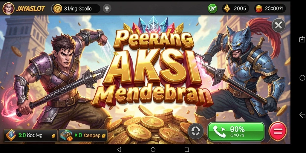 Screenshot gameplay JAYASLOT yang mendebarkan dan penuh aksi.
