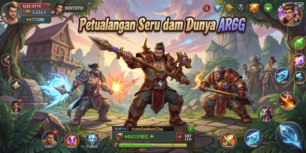 Gameplay seru dan mendebarkan di dunia ARPG KOITOTO.