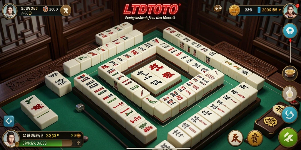Gameplay LTDTOTO yang menarik dan penuh strategi Mahjong.