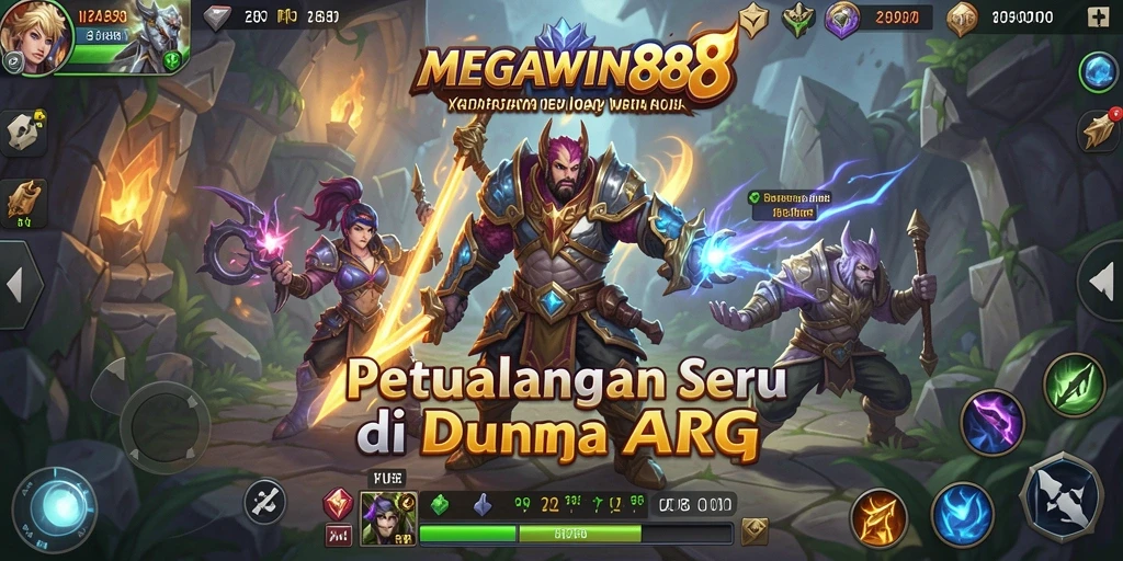 Tangkapan layar gameplay MEGAWIN888 yang menampilkan aksi petualangan seru.