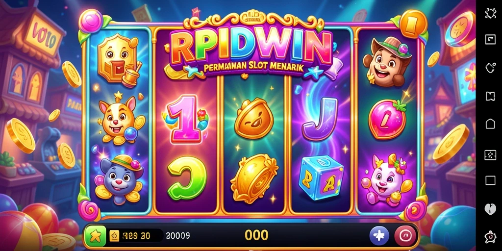 Screenshot gameplay RPIDWIN menampilkan keseruan permainan Slot.