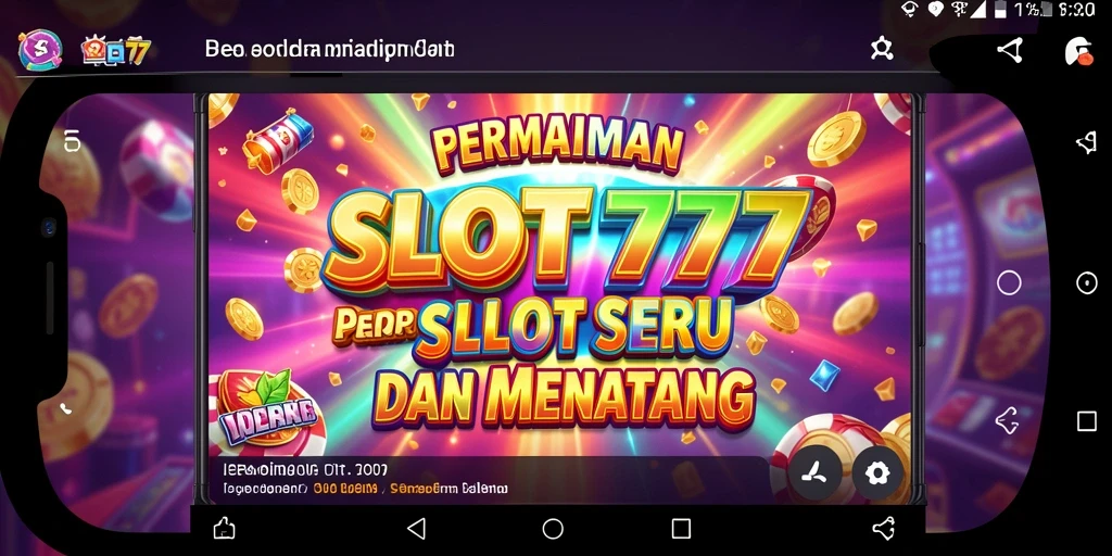 Screenshot utama SLOT777 menampilkan gameplay yang mendebarkan dan grafis menawan.