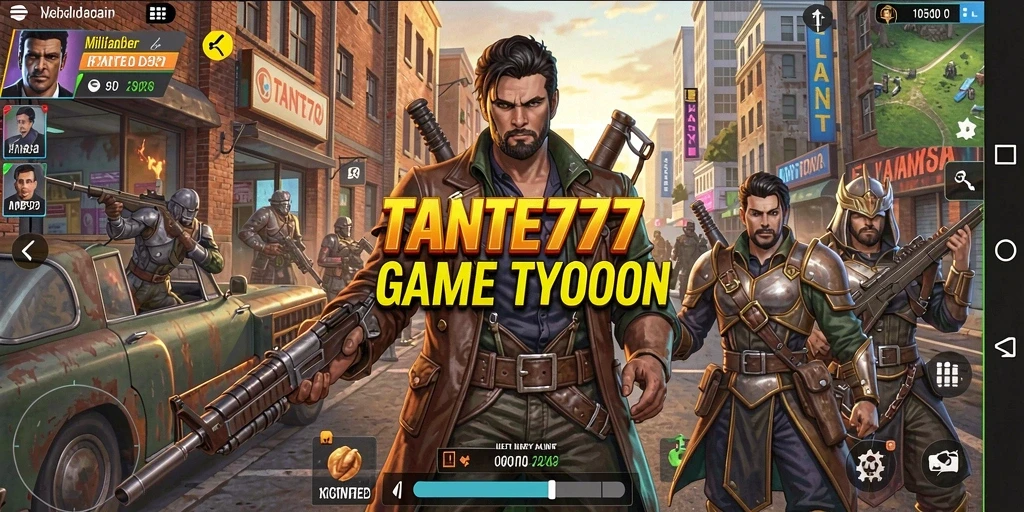 Tampilan gameplay menarik TANTE777 dengan elemen Tycoon yang mendebarkan.