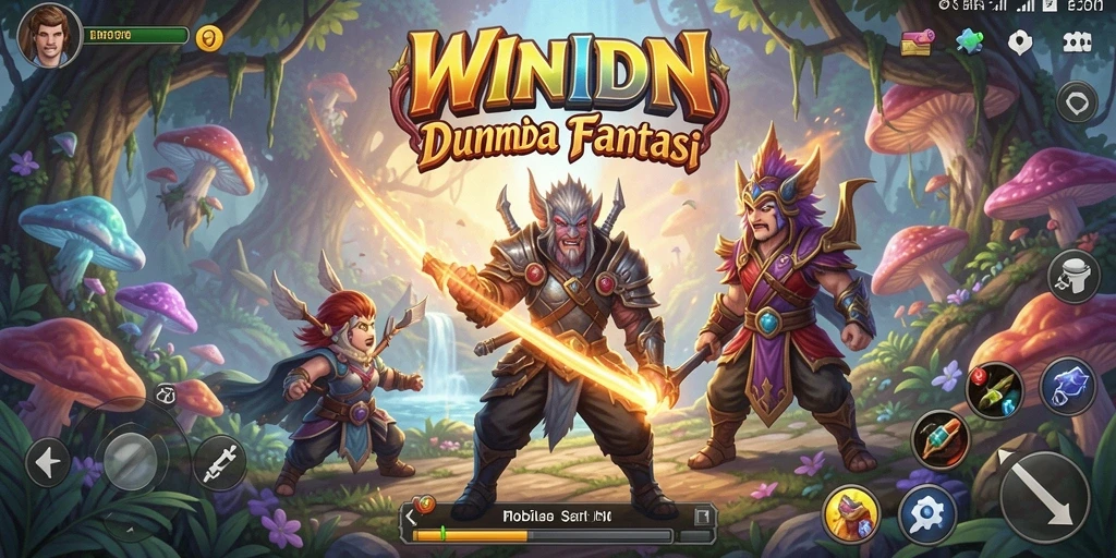 Tampilan gameplay WINIDN yang menampilkan petualangan mendebarkan.